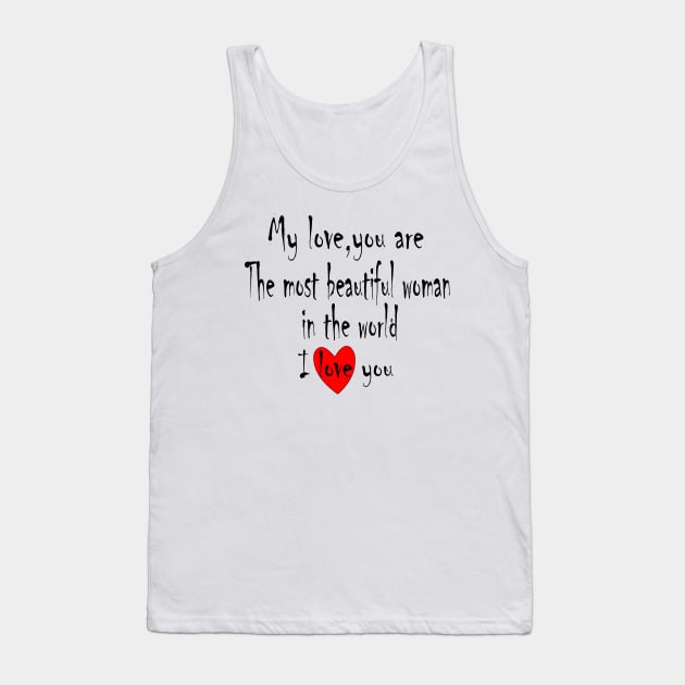 My love Tank Top by RAK20